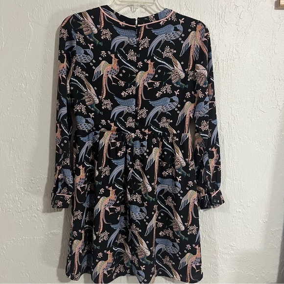 𝅺LOFT Black Snowbird Dress Size 00P - Picture 9 of 12